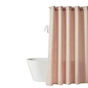 Függönyök és árnyékolók Today Rideau de douche Utility finition jacquard rose kép