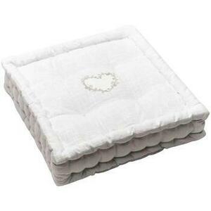 Párnák Today Coussin de sol Charme blanc brodé kép