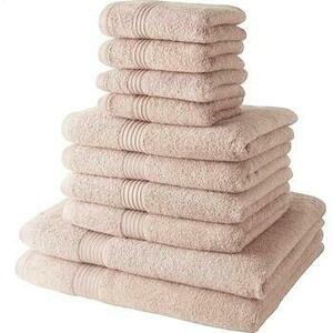 Törölköző és tisztálkodó kesztyű Today Ensemble de serviettes de toilette 10 pièces Rose clair kép