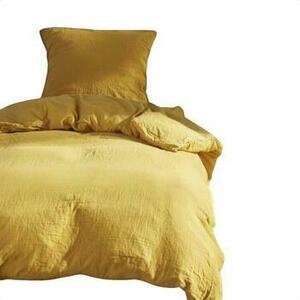 Ágyneműhuzat Today Parure de lit en gaze de coton ocre kép