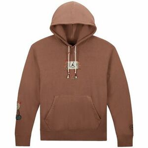 Divat edzőcipők Nike Travis Scott x Jordan Flight Graphic Hoodie Archaeo Brown kép