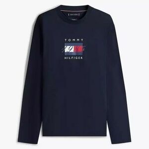 Pulóverek Tommy Hilfiger LINEAR FLAG GRAPHIC LS T kép