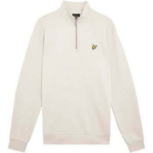 Pulóverek Lyle & Scott Cotton Loopback 1/4 Zip Sweatshirt Cove kép