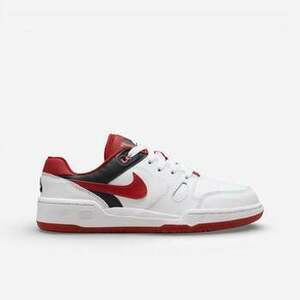 Rövid szárú edzőcipők Nike Full Force Low White Black Team Orange Mystic Red (GS) kép