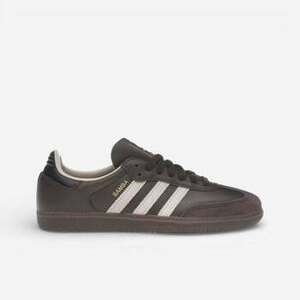 Rövid szárú edzőcipők adidas Samba OG Dark Brown Beige Gum kép