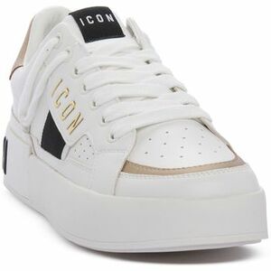 Rövid szárú edzőcipők Icon WHITE GOLD kép