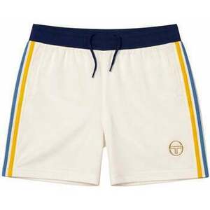 Rövidnadrágok Sergio Tacchini Monte Velour Shorts Gardenia/Maritime Blue kép