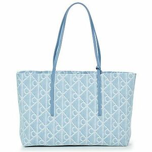 Bevásárló szatyrok / Bevásárló táskák Calvin Klein Jeans EMBLEM AOP DENIM TOTE W/ POUCH kép