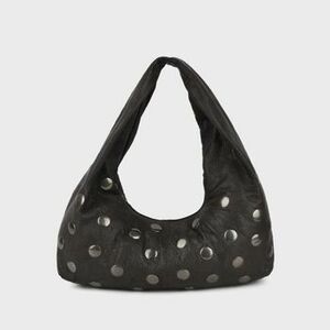 Válltáskák Nunoo Small Alma Rivet Washed Choco kép