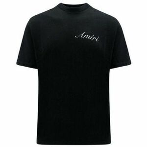 Rövid ujjú pólók Amiri SCRIPT LOGO TEE BLACK kép