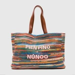 Bevásárló szatyrok / Bevásárló táskák Nunoo Bolsos Mujer Modèle Lina Crochet Multi kép