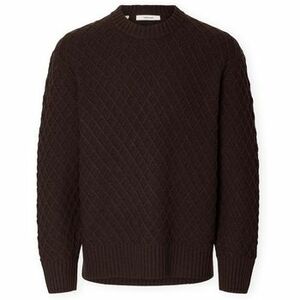 Pulóverek Selected Patric Edit Knit - Chocolate Torte kép