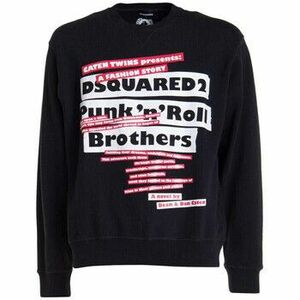 Pulóverek Dsquared SWEAT S74GU0311 BLACK kép