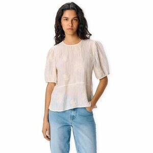Blúzok Object Top Zelma - White Sand kép