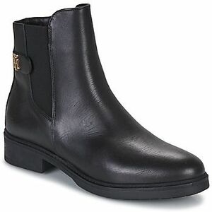 Csizmák Tommy Hilfiger TH LEATHER FLAT BOOT kép