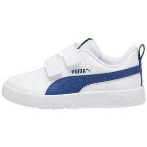 Rövid szárú edzőcipők Puma Baskets basses Courtflex V3 V blanches avec accents bleus kép