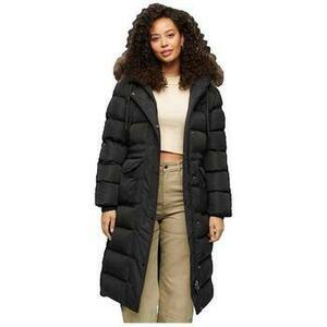 Steppelt kabátok Superdry Doudoune Everest Longue avec Fausse Fourrure kép