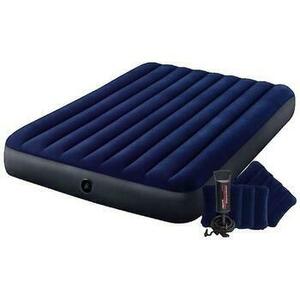 Matracok Intex Matelas gonflable Classic Downy 2 places bleu kép
