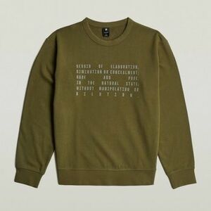 Pulóverek G-Star Raw Text Graphic R Sw kép