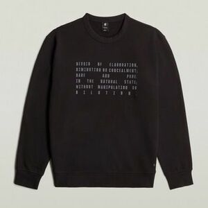 Pulóverek G-Star Raw Text Graphic R Sw kép