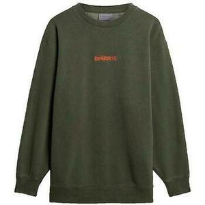 Pulóverek Superdry Sweatshirt Micro Logo Graphic coupe oversize kép