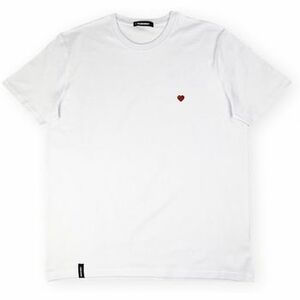 Rövid ujjú pólók Organic Monkey Pixel Heart T-Shirt - White kép