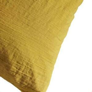 Takaró huzat Today Parure de lit ocre en gaze de coton 260x240 cm kép