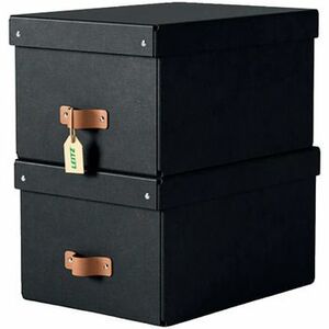 Kosarak és dobozok Leitz Boîte de rangement Puro 17L 2 pack noir kép