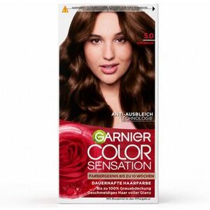 Hajfestés Garnier Color Sensation Permanent Hair Color - 5.0 Brun Velours kép