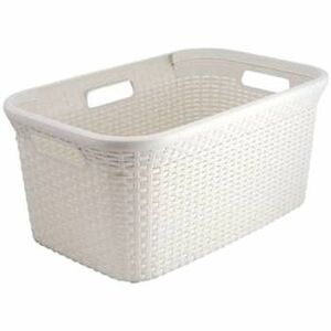 Kosarak és dobozok Curver Panier style 45l blanc vintage kép