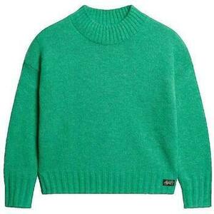 Pulóverek Superdry Pull Essential col roulé vert kép