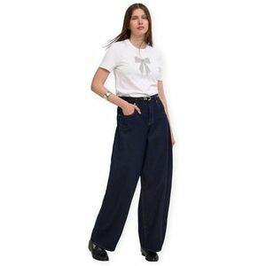 Széles farmer Only Taylor Barrel Jeans - Dark Blue Denim kép