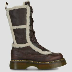Csizmák Dr. Martens Buzz Lace WL High Leg Boot Dark Brown kép