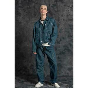 Széles farmer Replay Relaxed Fit Cargo Denim Pants kép