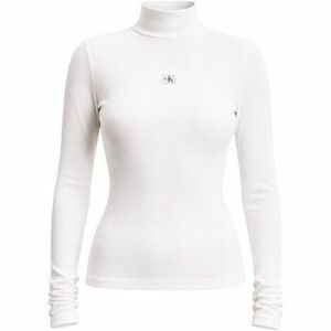 Pulóverek Calvin Klein Jeans LS WOVEN LABEL TURTL LV047D203G kép