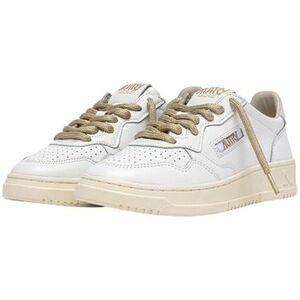 Divat edzőcipők Autry Medalist Low Leather W - White/Gold kép