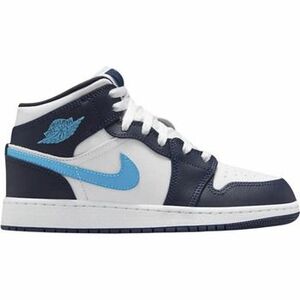 Divat edzőcipők Nike 1 Mid Obsidian Dark Powder Blue (GS) kép