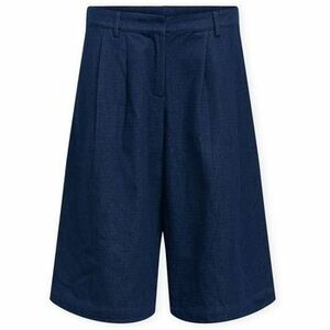 Rövidnadrágok Object Belinda Shorts - Dark Blue Denim kép