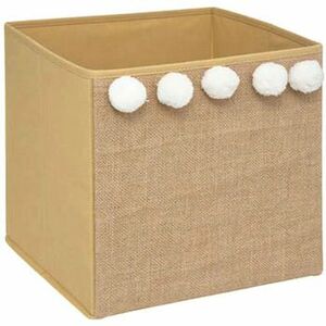 Kosarak és dobozok Atmosphera Panier pompons couleur beige kép