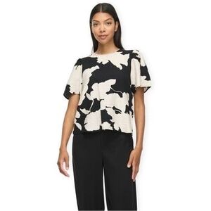 Blúzok Vila Top Saskia - Black/Birch kép