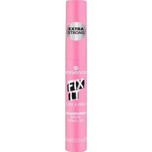 Szemöldök smink Essence Transparent Brow Fixing Gel Fix It Like a Pro kép