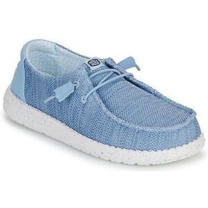 Belebújós cipők HEYDUDE Wendy Stretch Sox Blue Breeze kép