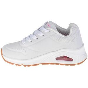 Divat edzőcipők Skechers Baskets Uno Stand On Air blanc / rose kép