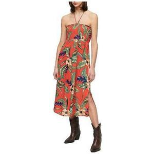 Ruhák Superdry Longue Smocked Midi Beach kép