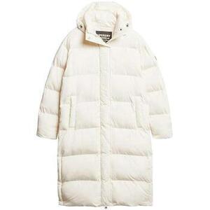 Steppelt kabátok Superdry Doudoune Longline blanche kép