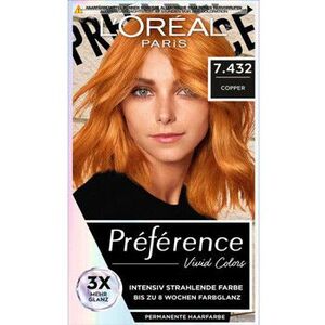 Hajfestés L'oréal Preference Vivid Colors Hair Dye - 7.432 Copper kép