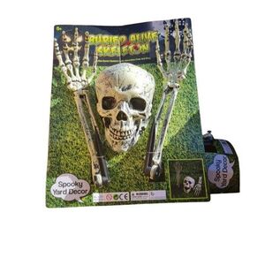Leszúrható csontváz darabok, parti kellék, dekoráció (műanyag) - Halloween - ÚJ kép