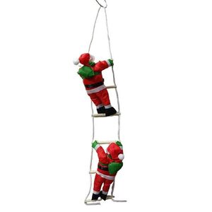 80 cm-es létrás mikulás dísz - ÚJ kép