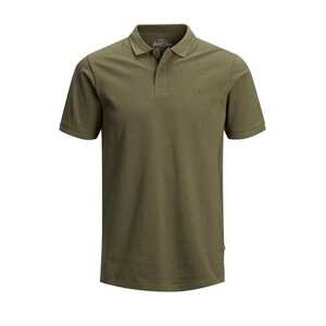 JACK & JONES Póló 'JJEBasic' khaki kép
