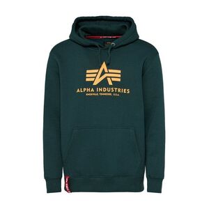 ALPHA INDUSTRIES Tréning póló fenyő / mandarin / piros / fehér kép